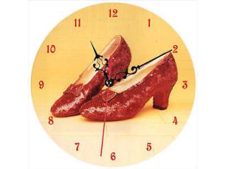 Clock 1244 Ruby slippers worn by Dorothy 1939 The Wizard of Oz Clock