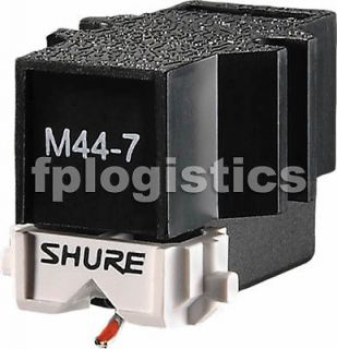 Shure M44 7 Phono Turntable Cartridge M447 DJ Battle Needle Stylus M