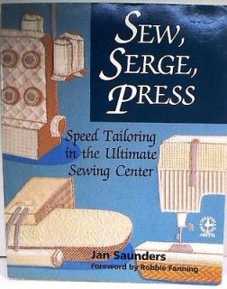 Sew, Serger, Press Speed Tailoring in the Ultimate Home Sewing Center