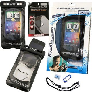 Overboard Waterproof XL Case Black with Jack, SP for Motorola Droid