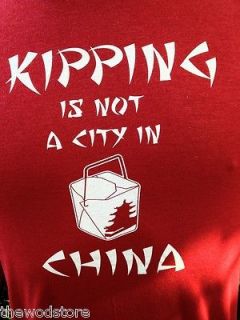Crossfit Kipping is not a city in China american apparel 50/50 red t