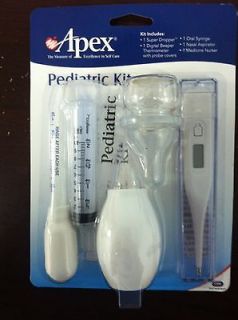 Apex Pediatric Kit Baby Infant Dropper Thermometer Oral Syringe Nasal