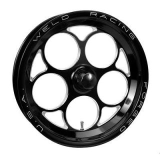 Weld Racing Magnum Drag 2.0 Black Anodized Wheel 15x3.5 5x4.75 BC