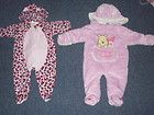 NICE LOT OF 38 BABY GIRL CLOTHES 3,6,9 MTHS BABY PHAT, ROCA WEAR