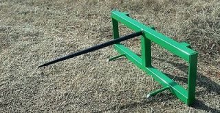 Brand new quick attach hay bale spear for john deere 5 series loader