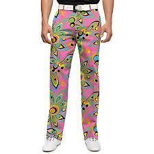 Loudmouth Golf Pants Shagadelic Pink NEW!!