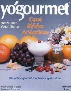 Yogourmet Yogurt Starter with Probiotics Pack of 6   5 g Each