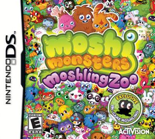 Moshling Zoo (Nintendo DS, 2011) Lite Dsi NTSC GAME CANADA / USA