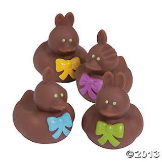 Chocolate Easter Bunny Rubber Ducks DUCKYS Duckies or Sticker #371187
