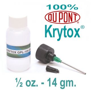 DUPONT KRYTOX GPL 105 OIL LUBRICANT PFPE Perfluoropolye ther Auto