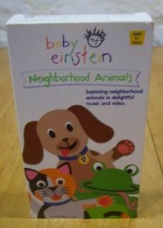Baby Einstein: Neighborhood Animals VHS VIDEO 2002