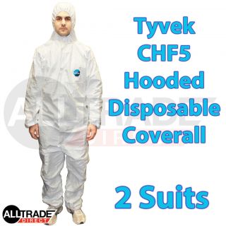 Dupont Tyvek CLASSIC CHF5 Overalls Size L Coverall Boiler Body