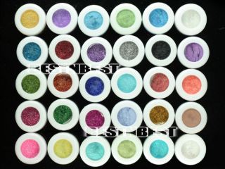 Eye Shadow Powder Mineral Pigment Makeup 30 Colors Pro Glitter Gift