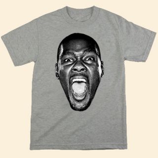 Kevin Durant head T Shirt Thunder basketball shirt