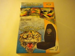 NEW ED HARDY TIGER SEAT COVER BY CHRISTIAN AUDIGIER