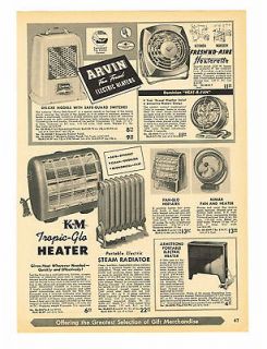 ELECTRIC HEATERS, STEAM RADIATOR, NORTHERN ELECTRIC BLANKETS, PADS