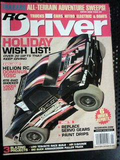 RC DRIVER TRUCKS, CARS, NITRO, ELECTRIC & BOATS JAN 2012 ISSUE 97 NPL