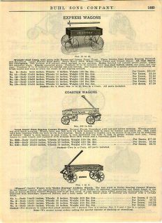1918 ad Express Coaster Wagon Good Scout Gendron Pioneer