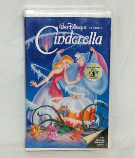 Walt Disney Cinderella VHS Black Diamond NEW Sealed Classic First