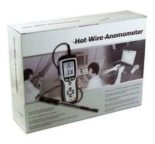 DT8880 Hot Wire Thermo Anemome ter Air Flow Velocity Meter Temperature