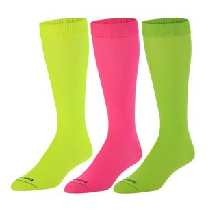 1pr Krazisox Neon Elite Socks   3 Color Options, Medium