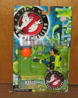 1997 Extreme Ghostbusters Kylie & Slimer Figure Mint On Card MOC