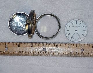 Elgin Natl Watch Co. Pocket Watch Needs Repairs