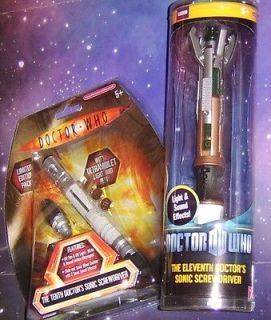 WHO SONIC SCREWDRIVER 10th and 11th Doctors Electronic light sound
