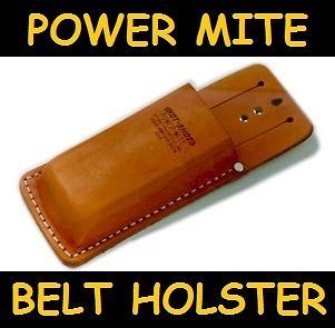 HOT SHOT POWER MITE★ LEATHER HOLSTER FOR CATTLE PROD ANIMAL