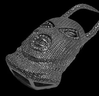 Bling Bling Iced out Goon Mask Man pendant hiphop chain
