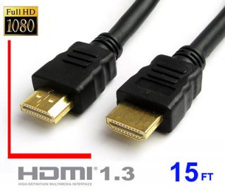 Newly listed ULTRA PREMIUM 15 FT HDMI 1.3 GOLD CABLE PS3 HDTV 1080P