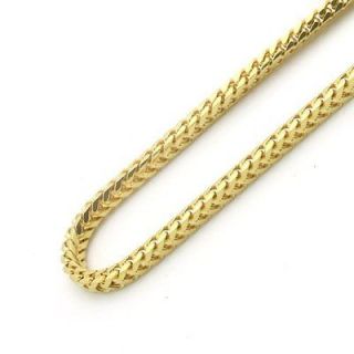 Mens 14K Gold Filled 24 Franco Chain Necklace 2.5 MM