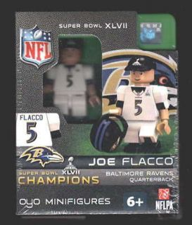 JOE FLACCO SUPER BOWL OYO LEGO MINIFIGURE MINIFIG FOOTBALL OYO548