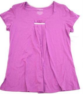 Company By Ellen Tracy Womens Purple Blouse Size Medium Retail 38$