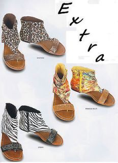 Women Gladiator/Flip Flops/Sandal Kali Design Extra Size 9 ~ 11