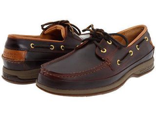 SPERRY TOPSIDER GOLD CUP ASV 2 EYE WATERPROOF BOAT SHOES MENS AMARETTO