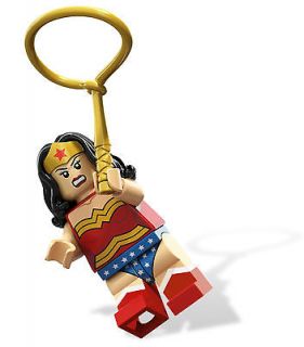 Super Heroes Wonder Woman Minifigure Minifig w/ Pearl Gold Lasso 6862