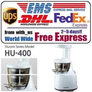 NEW HUROM HU 400 Slow Juicer Extractor Vegetable Fruit For Health Body