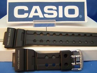 Casio Watch Band GWF 1000,GF 1000 G Shock Frogman Blk Rub Strap Silver
