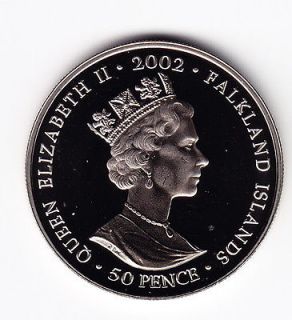 Islands The Golden Jubilee Uncirculated 50p Crown Coin (b54 2
