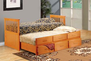 MARINO TWIN DAYBED WITH TRUNDLE INCLUDES 3 STORAGE DRAWERSWHIT E