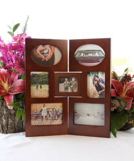 Personalized Wedding Multiple Opening Tabletop Hinged Screen Photo
