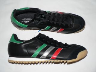 Adidas ROM shoes mens new sneakers black red green gum silver G51318