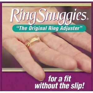 Ring Snuggies   Assorted Size Pack Of 6  Plastic Adjuster Ring Size