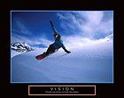 RARE VINTAGE Burton Snowboard Poster 3 Keir Dillon Snowboarder