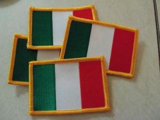 Flag of Italy Patch. Woven. 2 x 3. 100s of patches in  store.