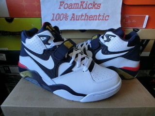 Force 180 Olympic White/Navy/Gold Charles Barkley 310095 100 Men Shoes
