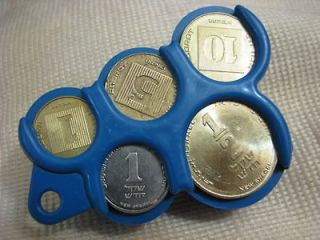 Vintage Coins Holder Dispenser Israel 1980s