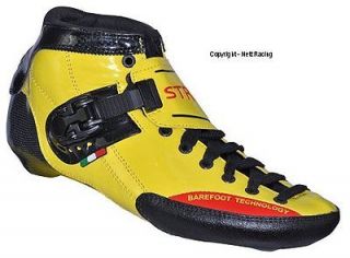 2012 Luigino Strut Yellow Inline Speed Skate Boot   