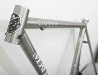 Merlin titanium road bike frame USA made size 53 Campagnolo Shimano